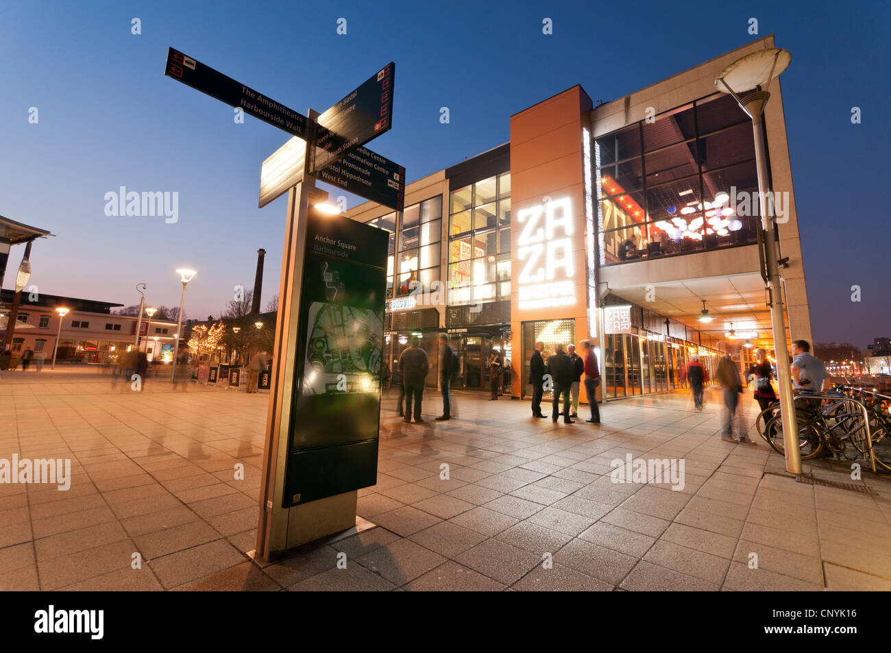 Bars and Restaurants, Floating Harbour, Bristol, UK Stock Photo Alamy