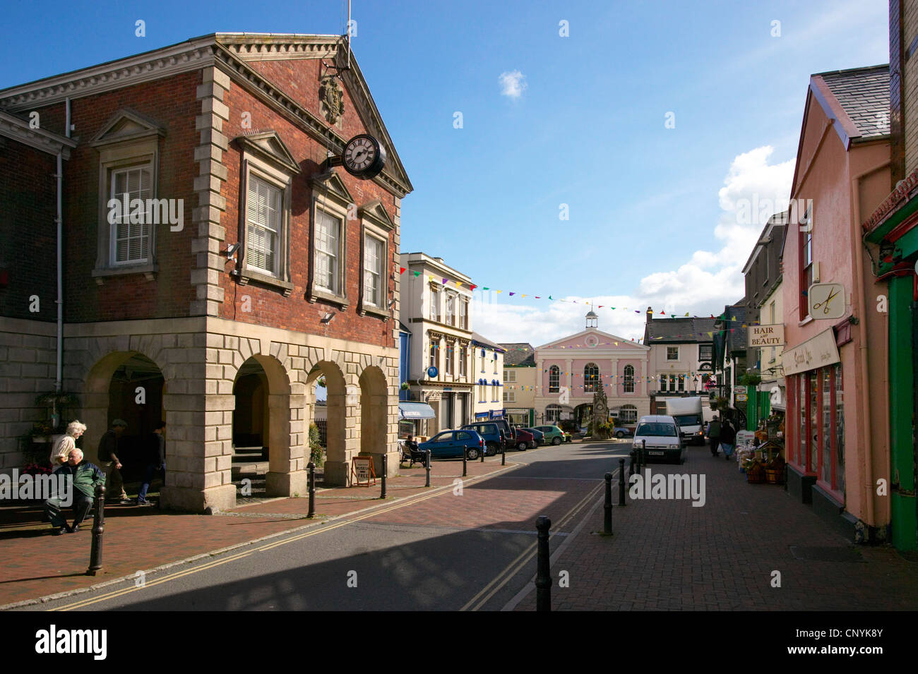 Great Torrington old Town Hall, Devon, England, UK Stock Photo Alamy