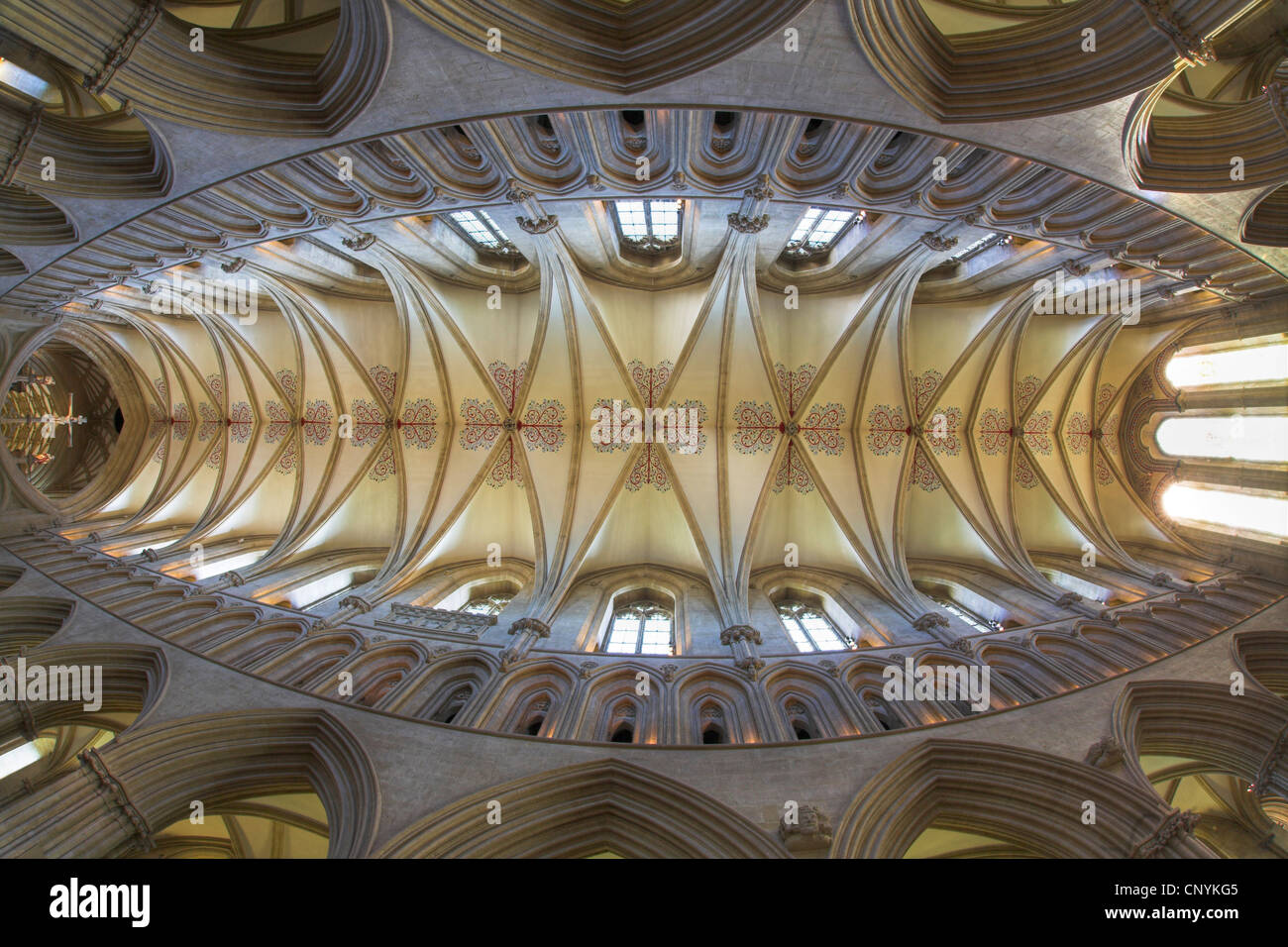 Inverted Arches Wells Cathedral Stock Photos Inverted