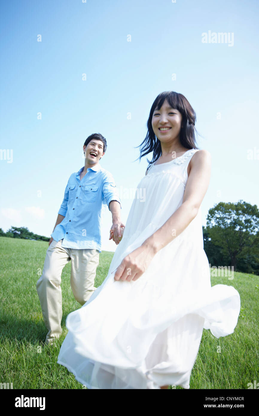 Couple green dress hi-res stock photography and images - Alamy