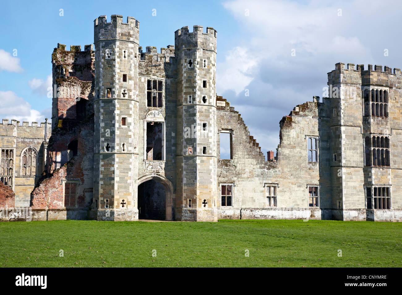 Cowdray Ruins, Midhurst Sussex UK Stock Photo