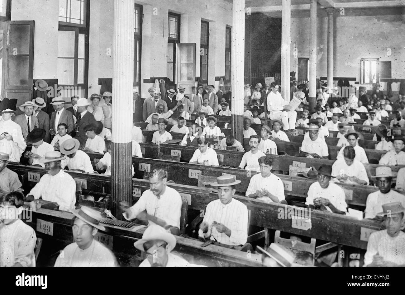 Havana, Cuba Cigar factory, circa 1900 Stock Photo Alamy