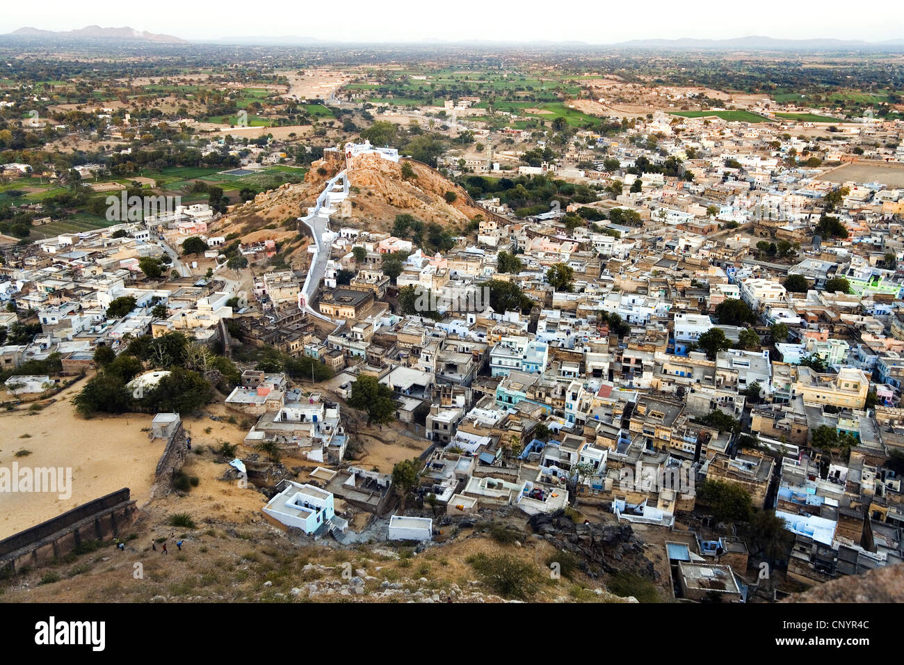 aerial view of Kuchaman, India, Rajasthan, Kuchaman Stock Photo - Alamy