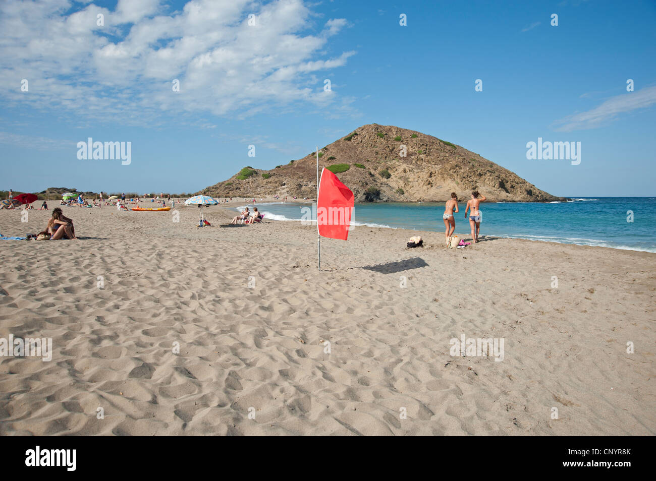 Cala Mesquida beach Mahon Menorca Spain Stock Photo