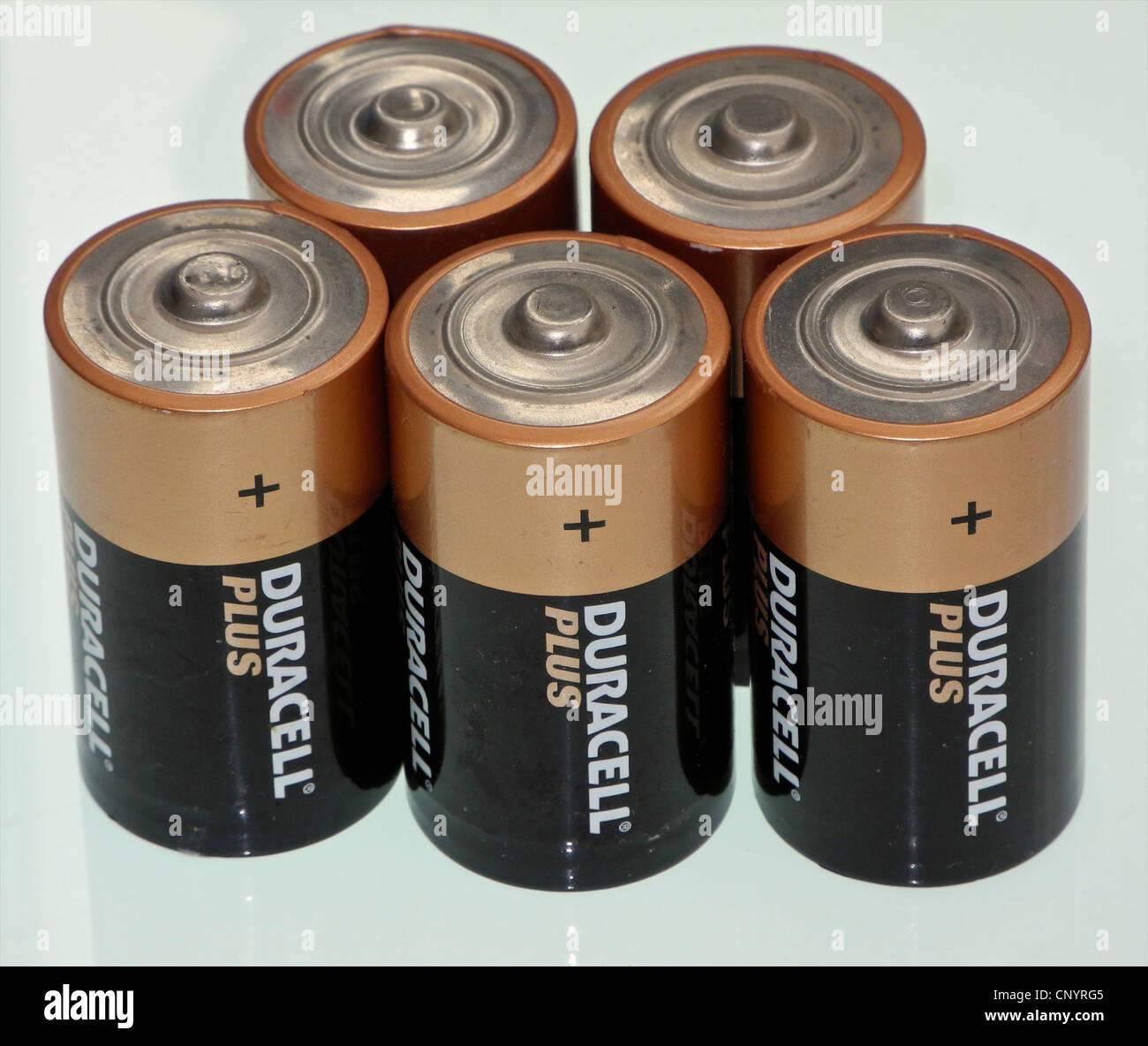 Duracell batteries, these are 'D' size cells EDITORIAL USE ONLY Stock Photo