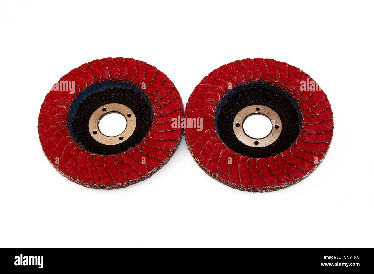 sanding disc isolated on a white background Stock Photo Alamy