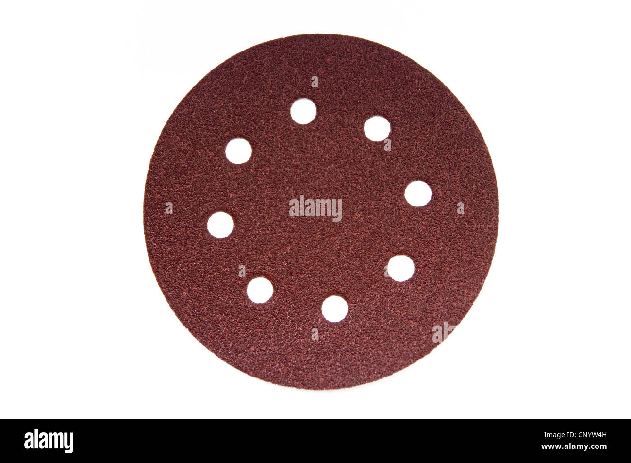 sandpaper with holes isolated on white background Stock Photo Alamy