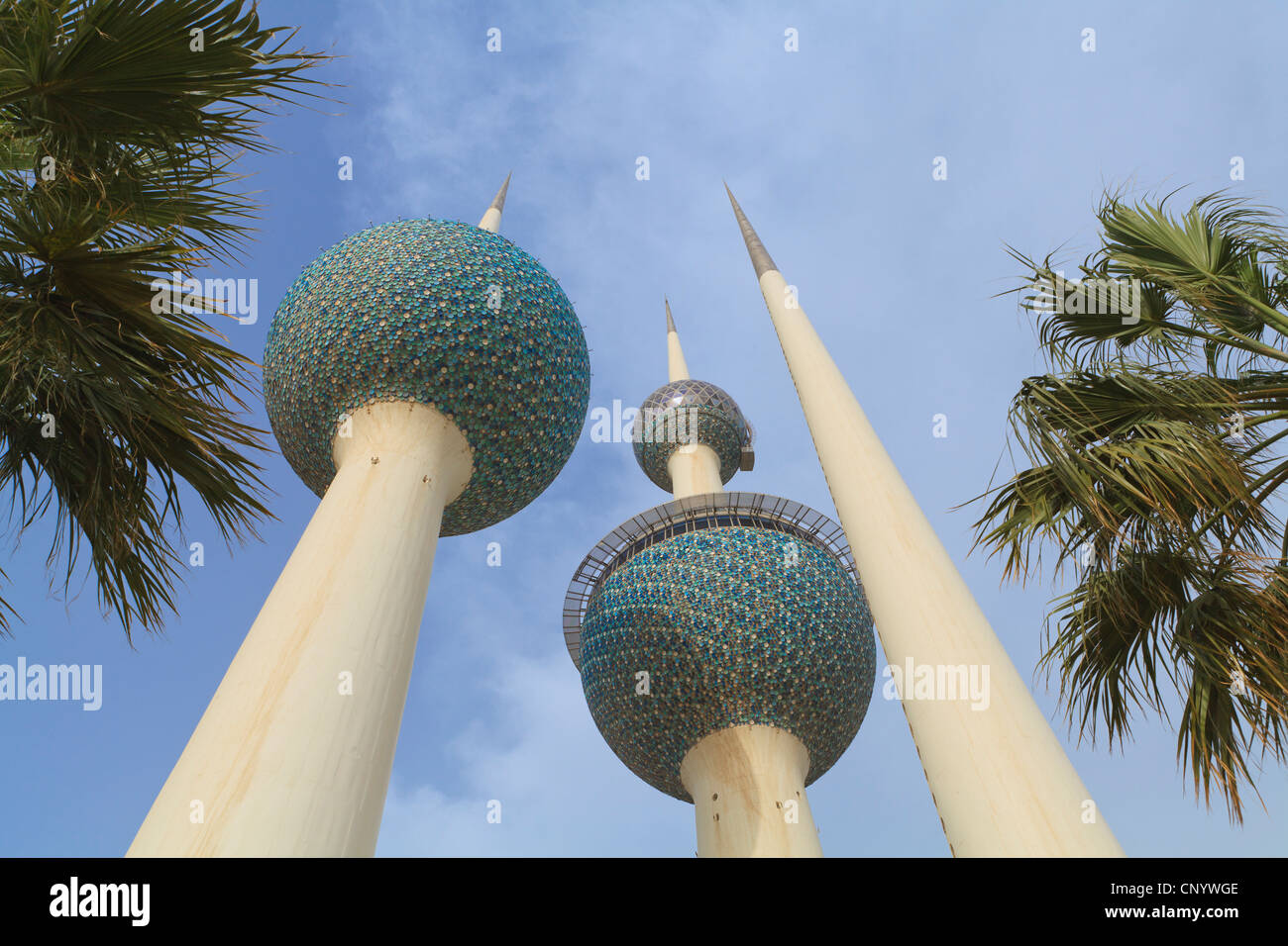 Kuwait City Water Towers are an iconic landmark of the city lying just