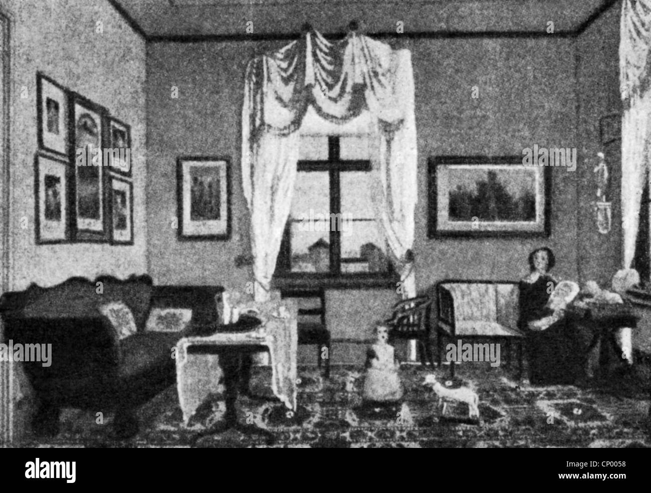 Wife of mendelssohn Black and White Stock Photos & Images Alamy