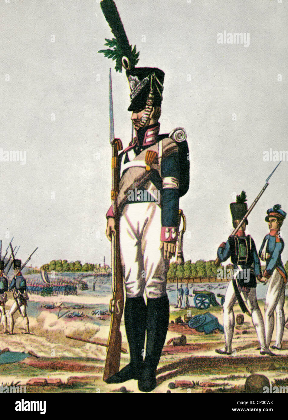 NAPOLEONIC ARMY - Prussian Grenadier Stock Photo - Alamy