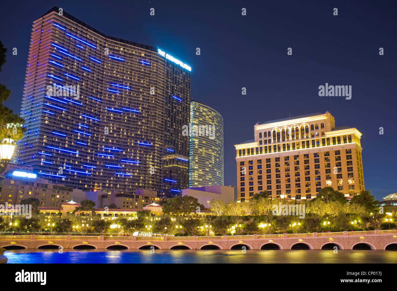 Las Vegas pool view from the cosmopolitan hotel Stock Photo - Alamy