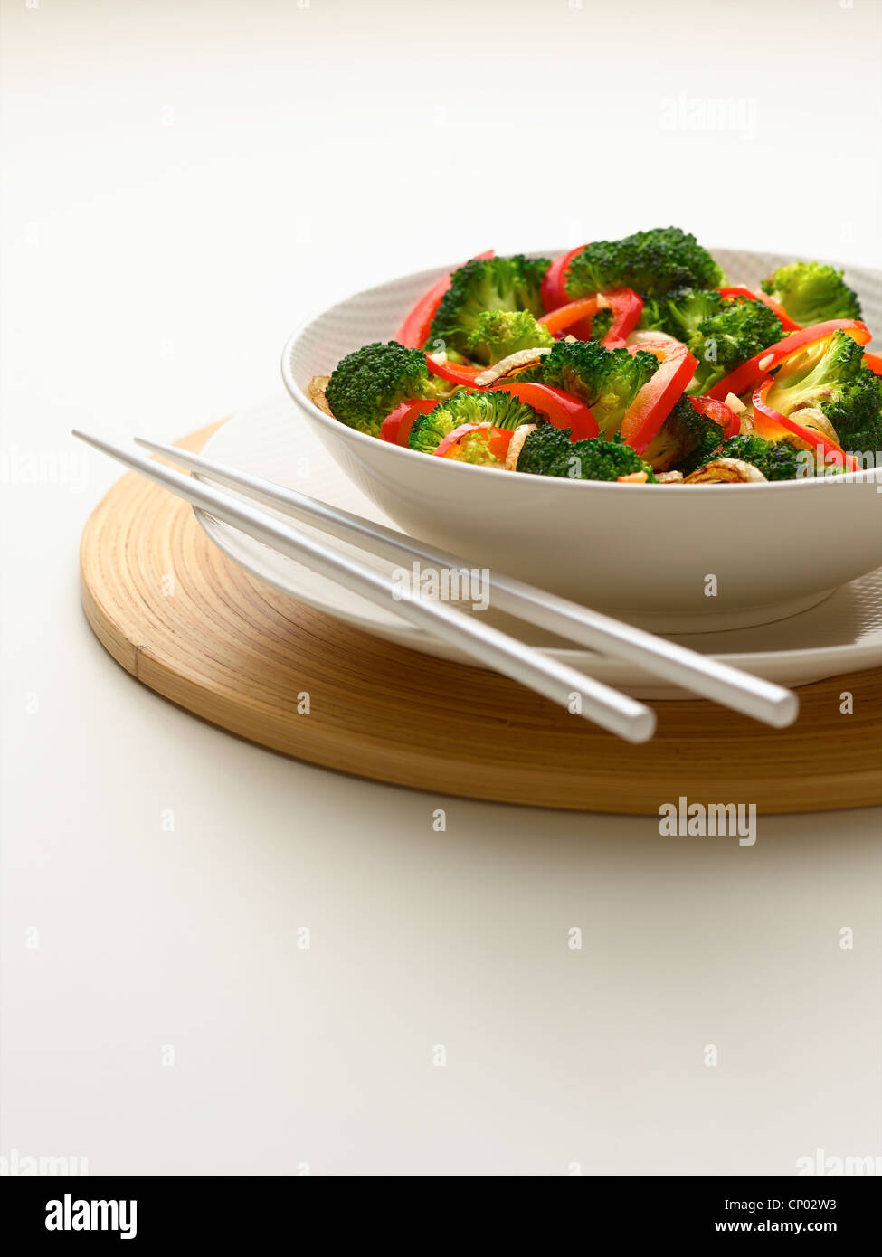 Broccoli Stir Fry Stock Photo