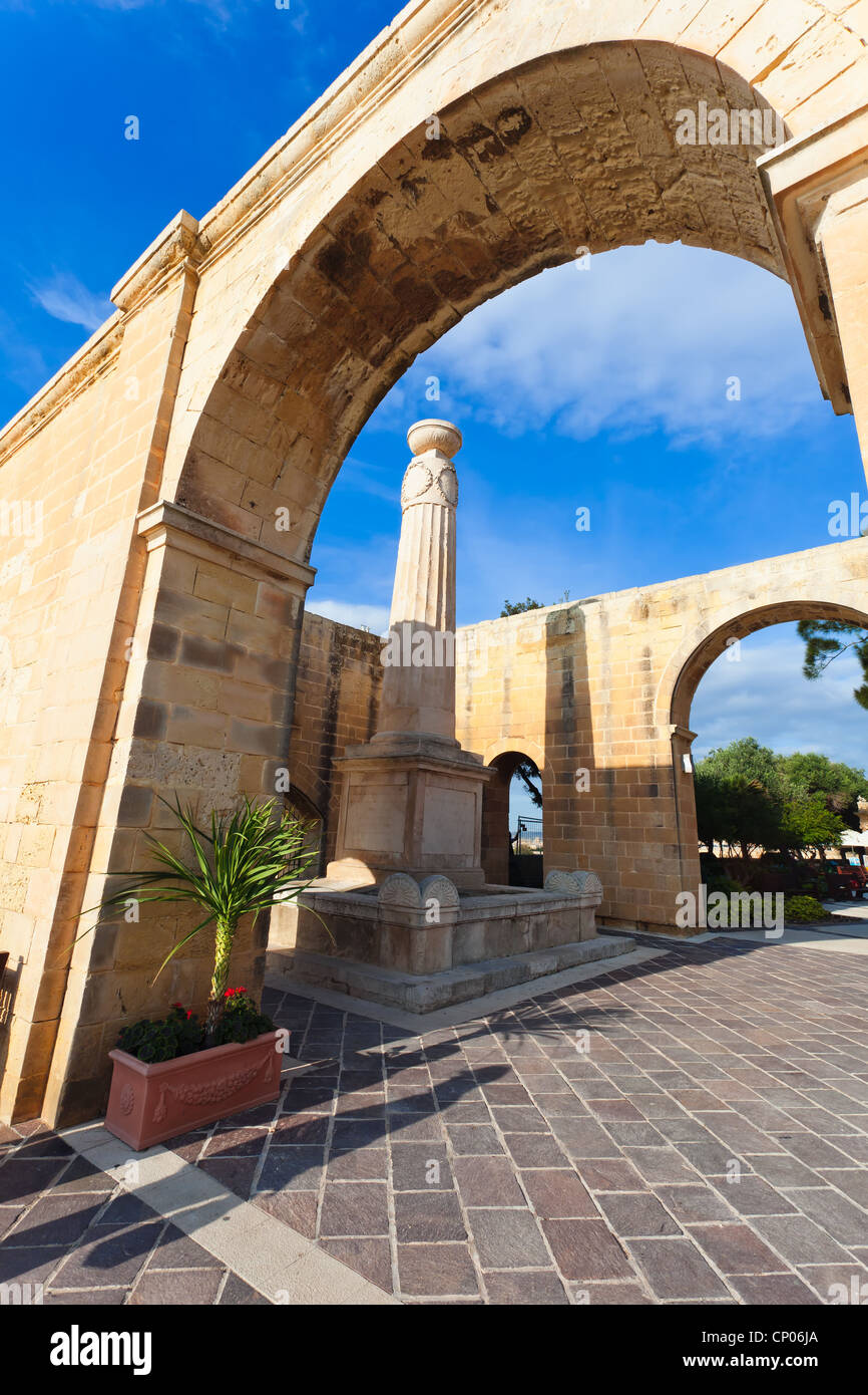 Barakka gardens, Valetta, Malta Stock Photo