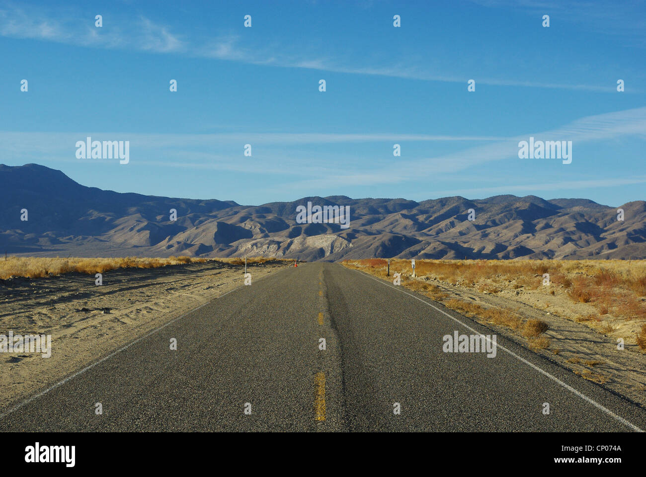 Highway 168, California Stock Photo Alamy
