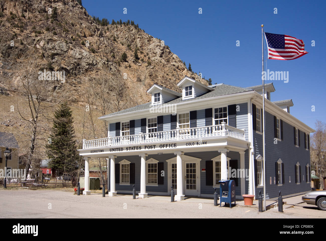 Post Office Colorado Stock Photo Alamy
