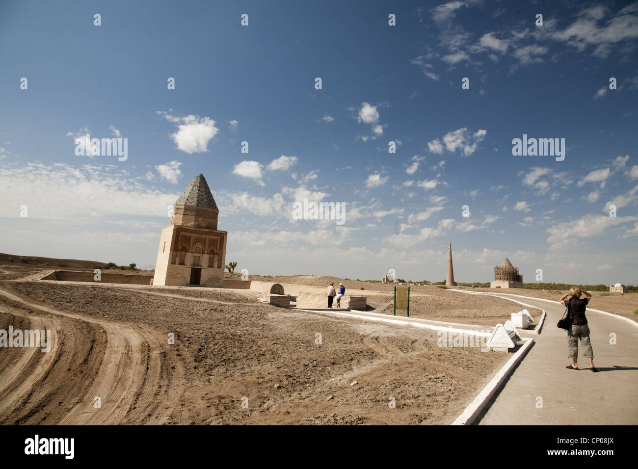 General view of Konya Urgench Stock Photo