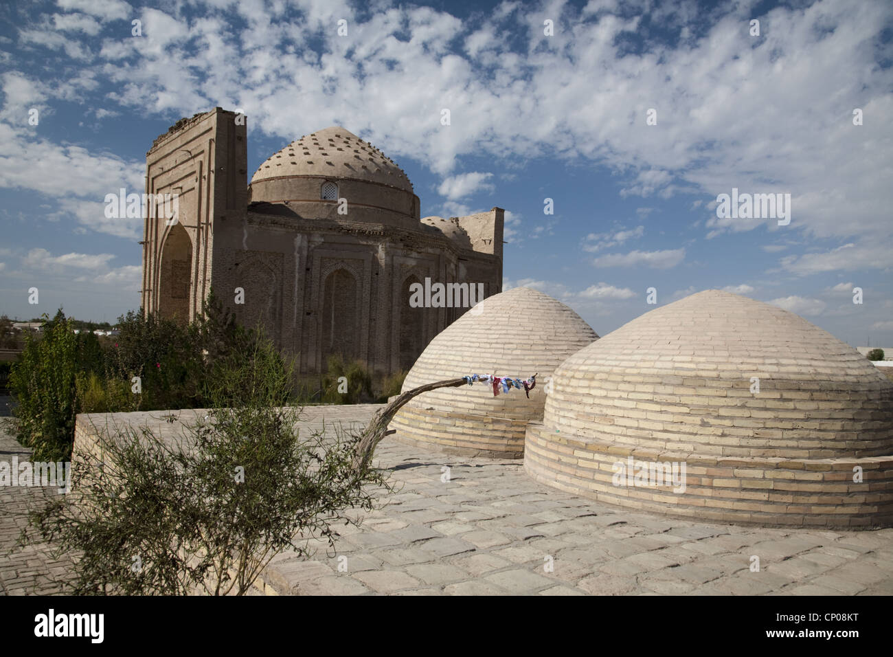 The Turabeg Khanym Mausoleum Konya Urgench Stock Photo
