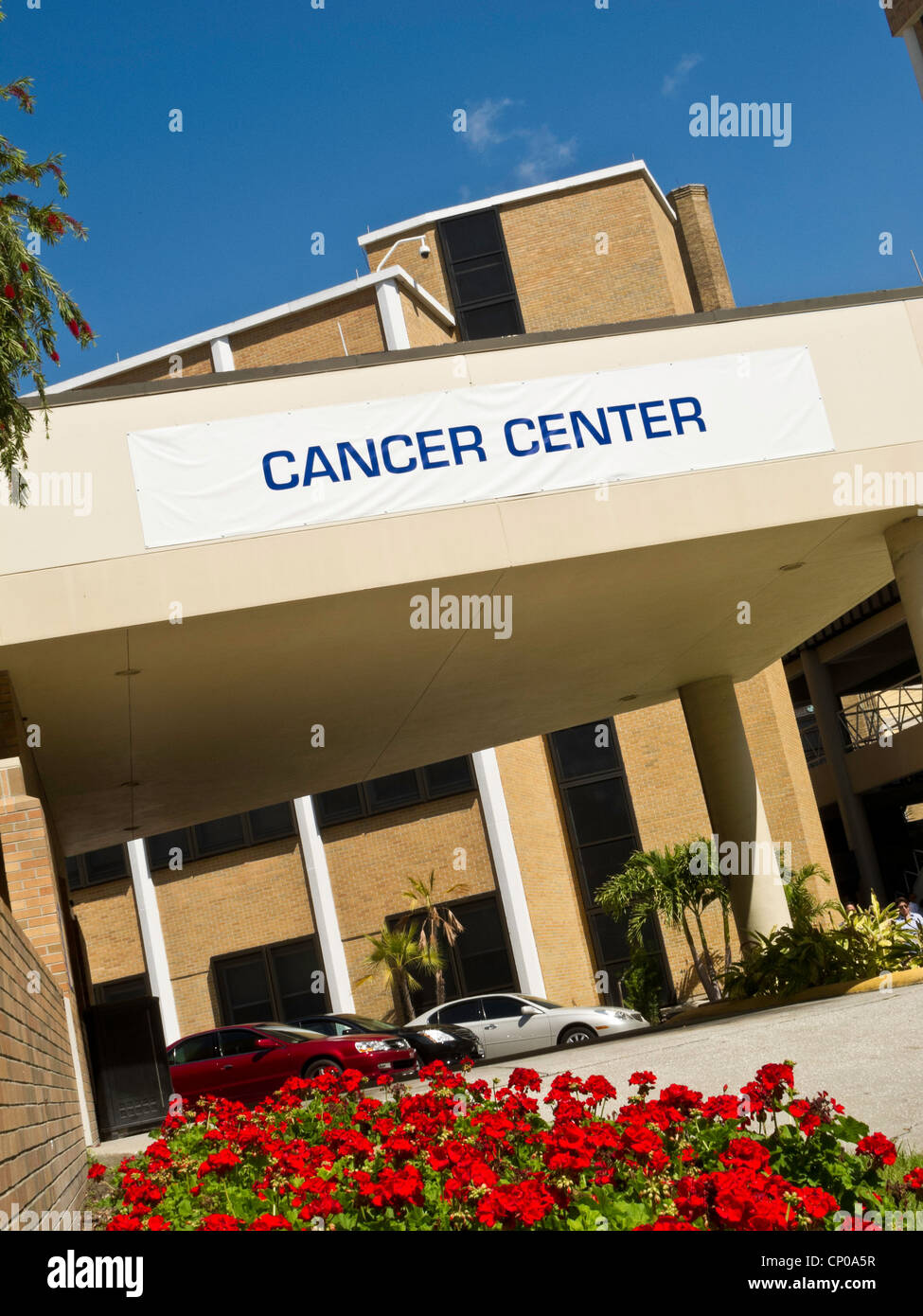 Generic cancer center sign Stock Photo