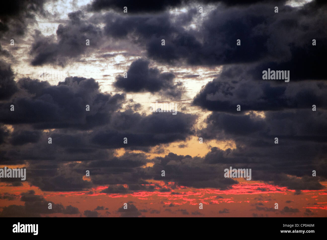 Sunrise over the Atlantic Ocean Stock Photo - Alamy