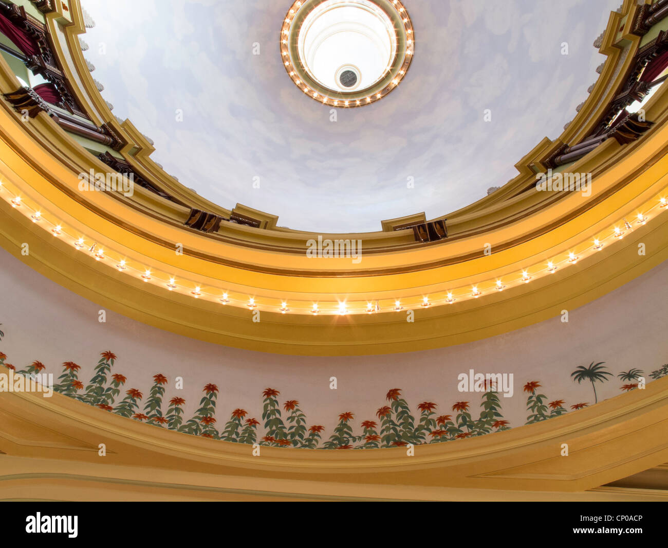 Dome of Plant Hall's Fletcher Lounge, University of Tampa, Tampa, FL