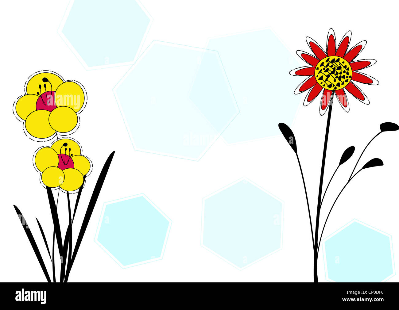 Abstract nature flowers background Stock Photo - Alamy