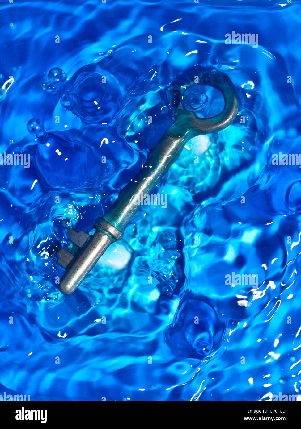 key in water Stock Photo Alamy