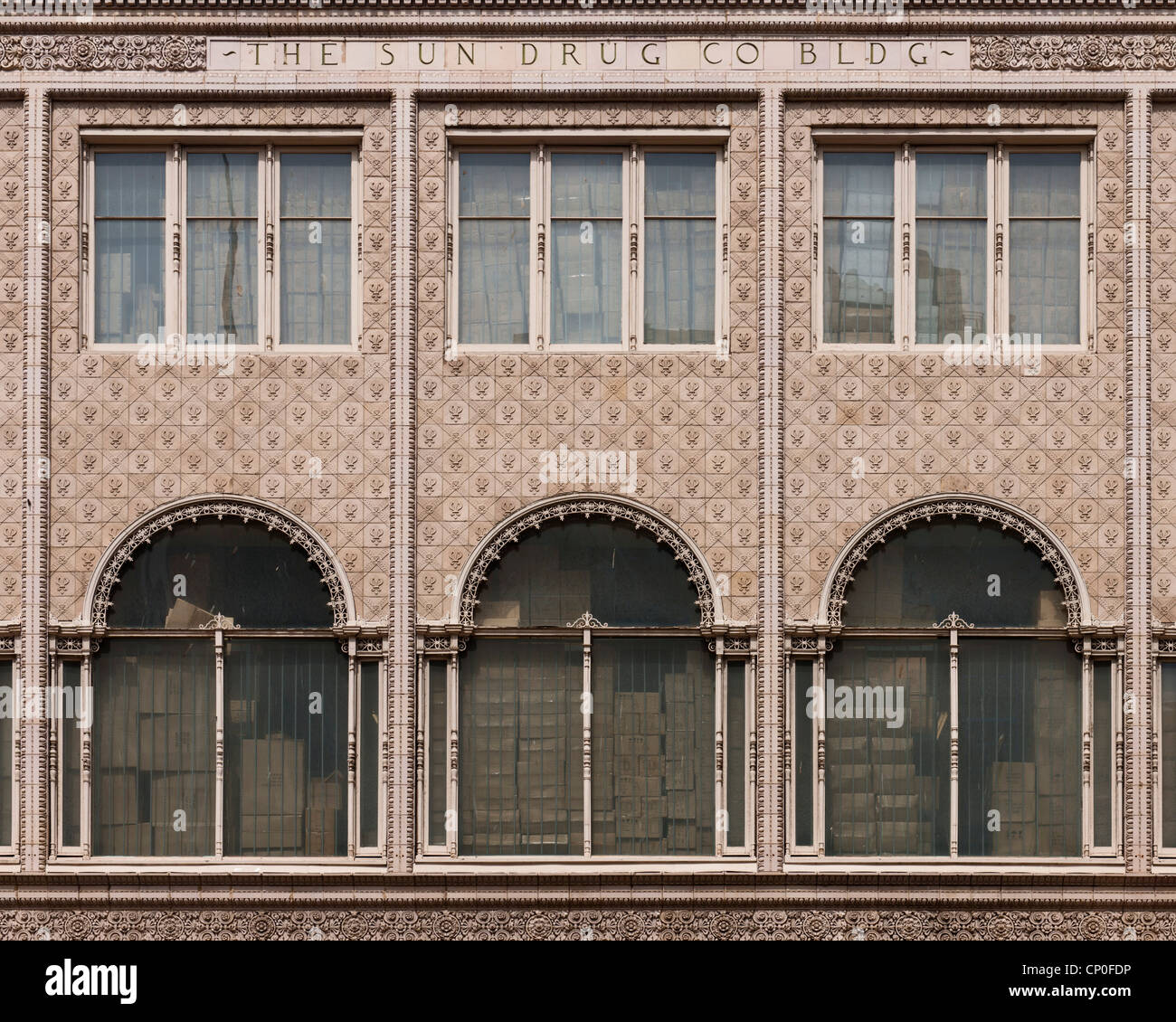 Sun Drug Co. Building, Los Angeles Stock Photo