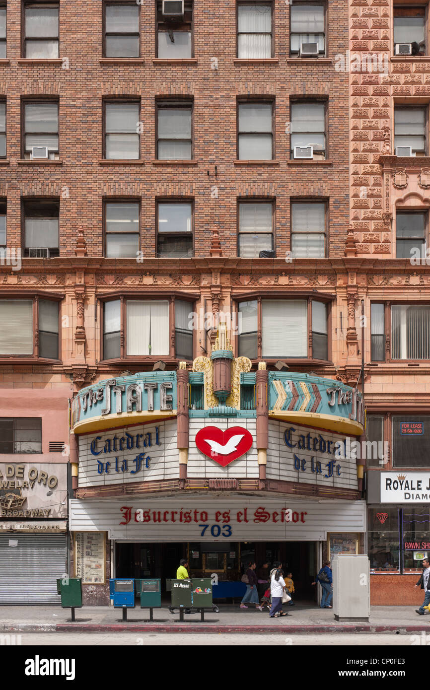 Loew's State Theatre, Los Angeles Stock Photo