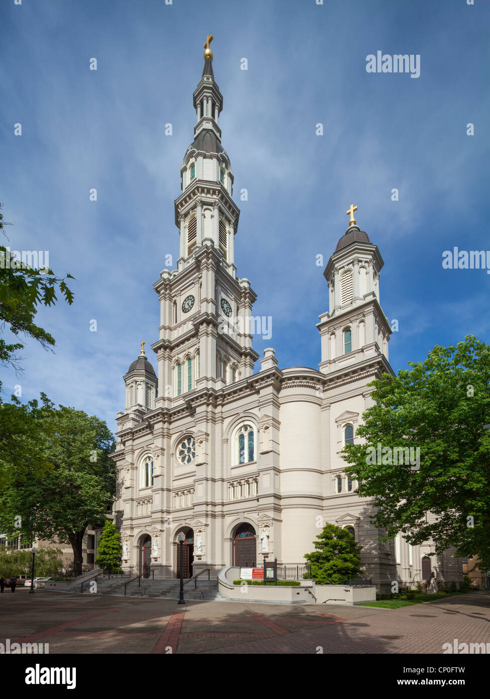 Cathedral of the Blessed Sacrament, Sacramento Stock Photo