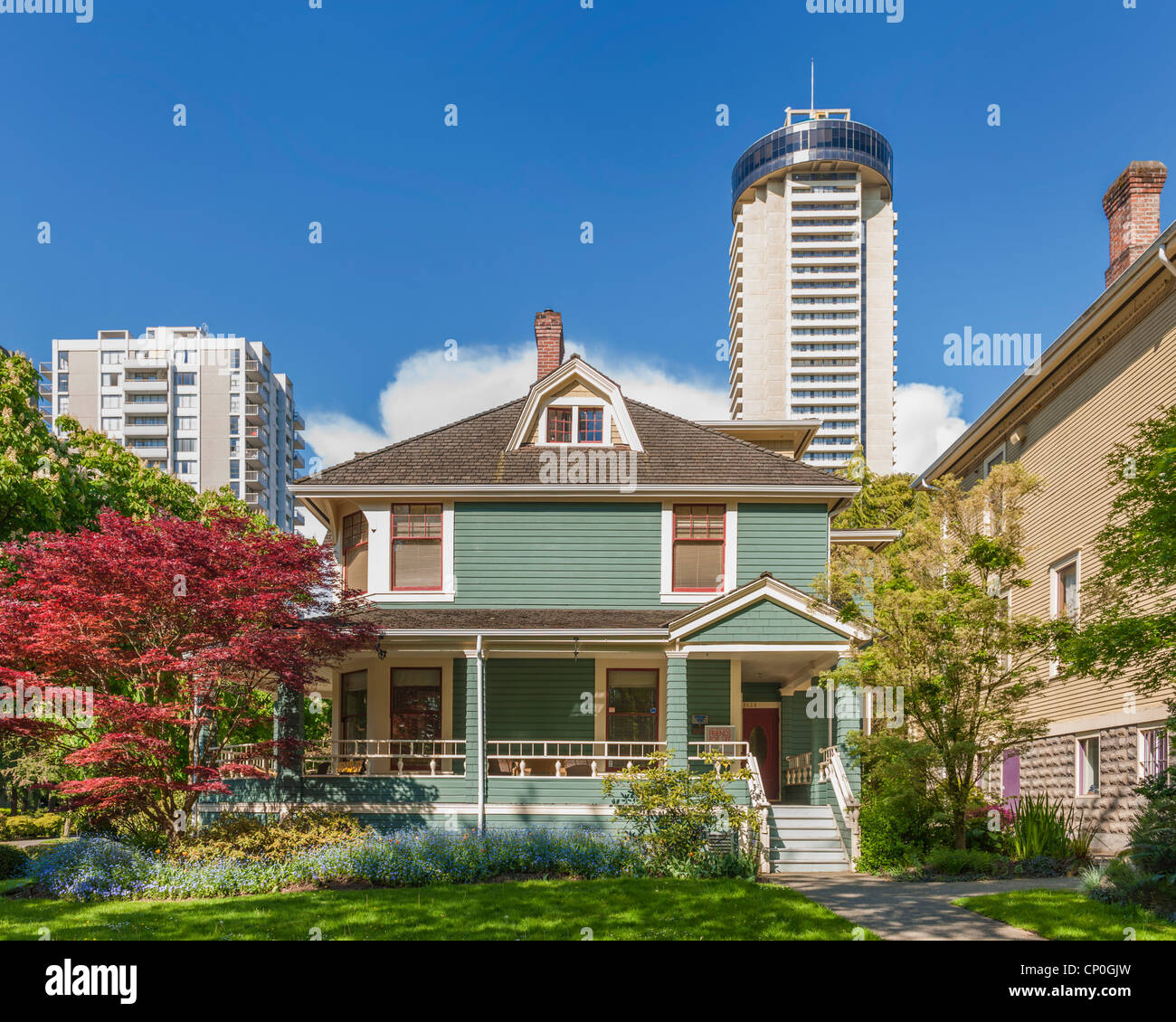 Weeks House, Barclay Square, Vancouver Stock Photo