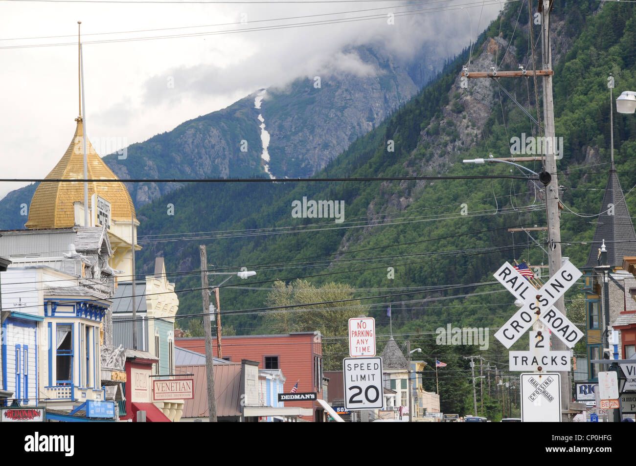 Juneau, Ketchikan, Skagway Alaska USA Stock Photo Alamy