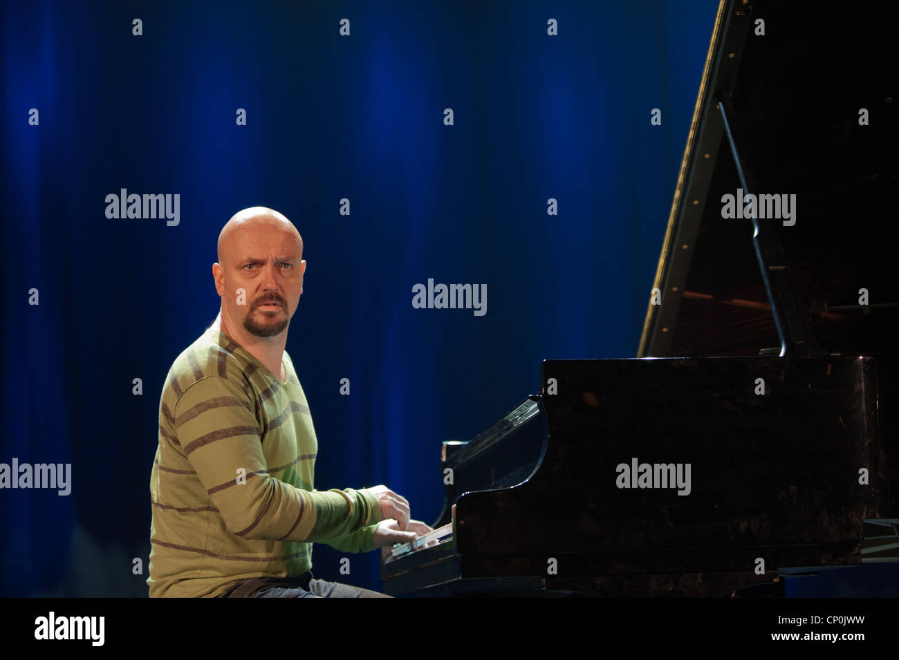 Jazz musician and pianist Bojan Zulfikarpasic. Stock Photo