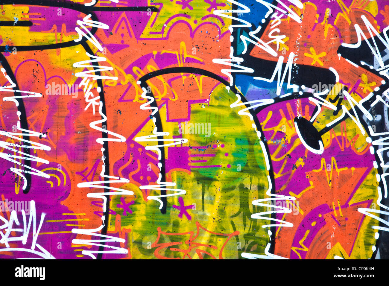 Graffiti on Wall at Shoeburyness in Essex Stock Photo Alamy