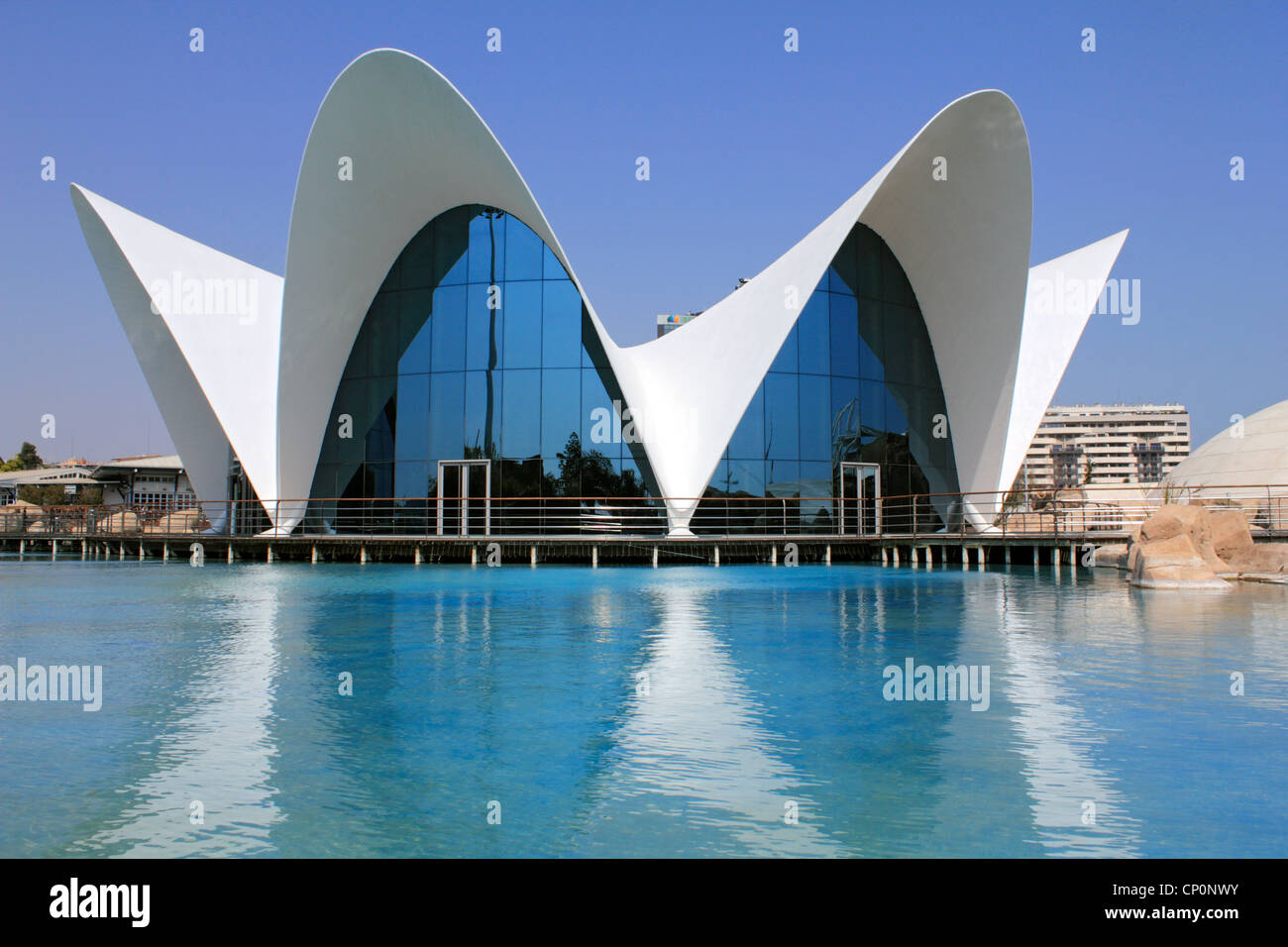 Oceanografic aquarium Valencia Spain Stock Photo