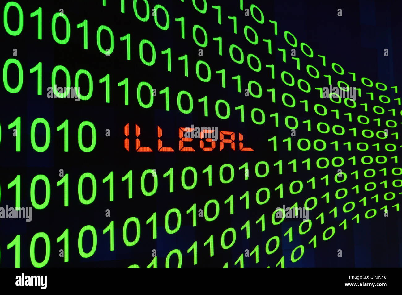 Binary data concept Stock Photo - Alamy