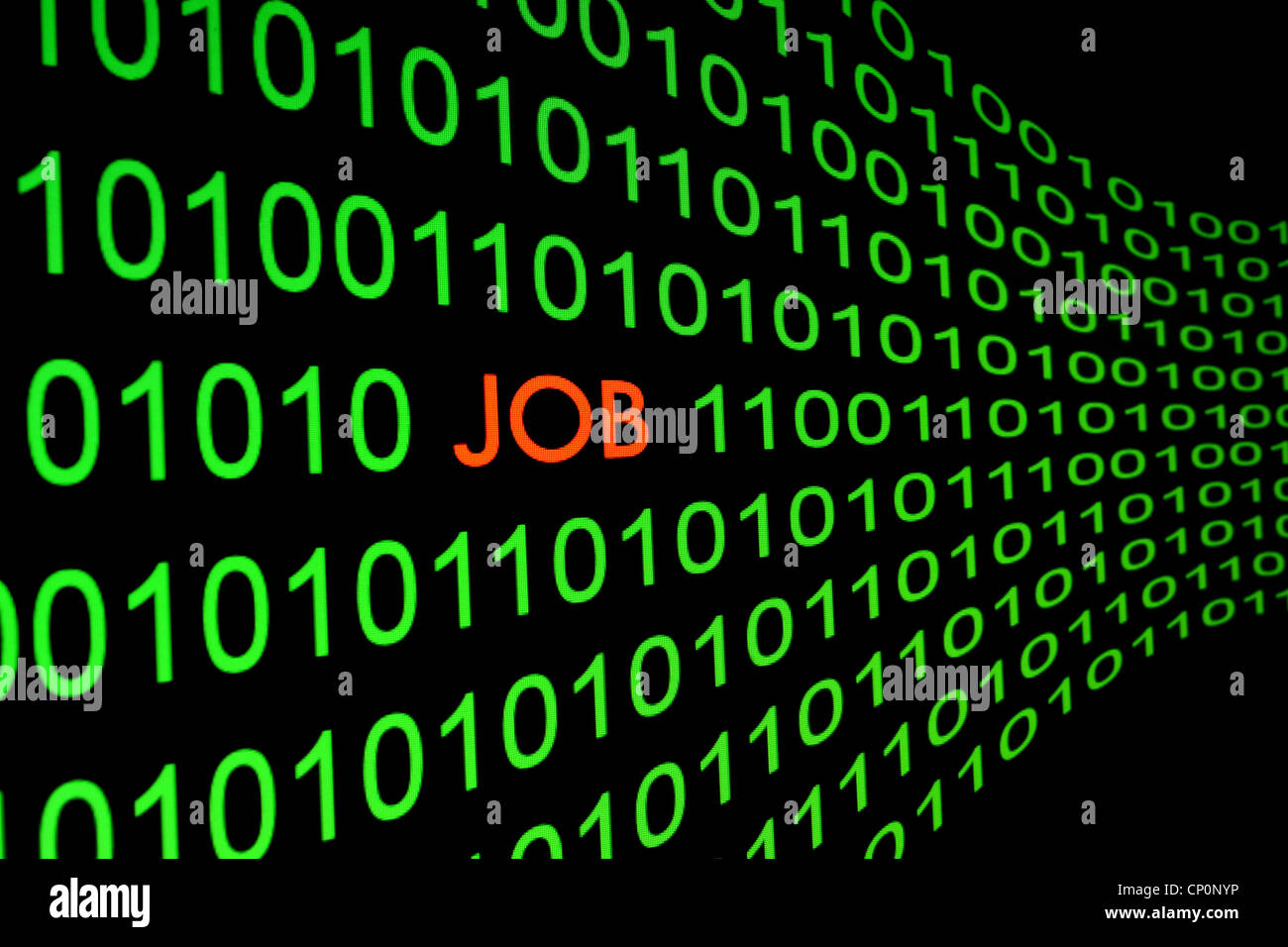 Binary data concept Stock Photo - Alamy