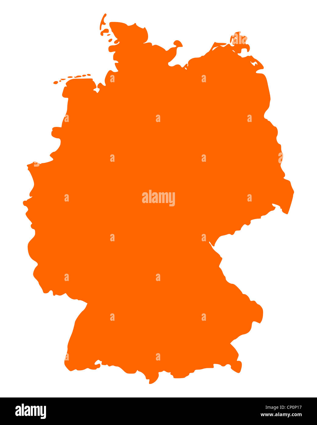 Map of Germany Stock Photo Alamy