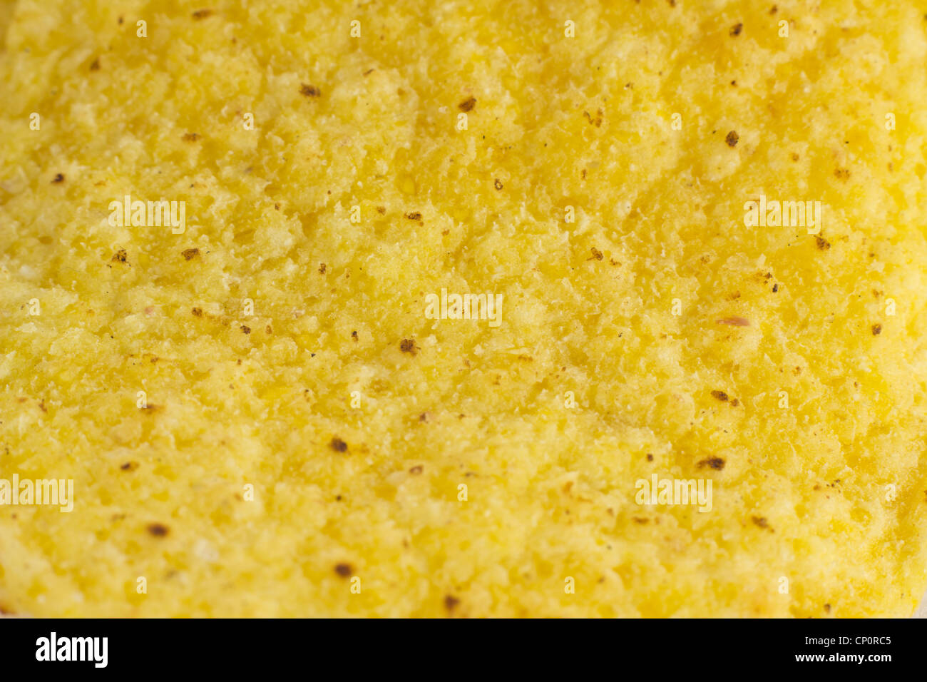 A closeup picture of a nacho chips Stock Photo