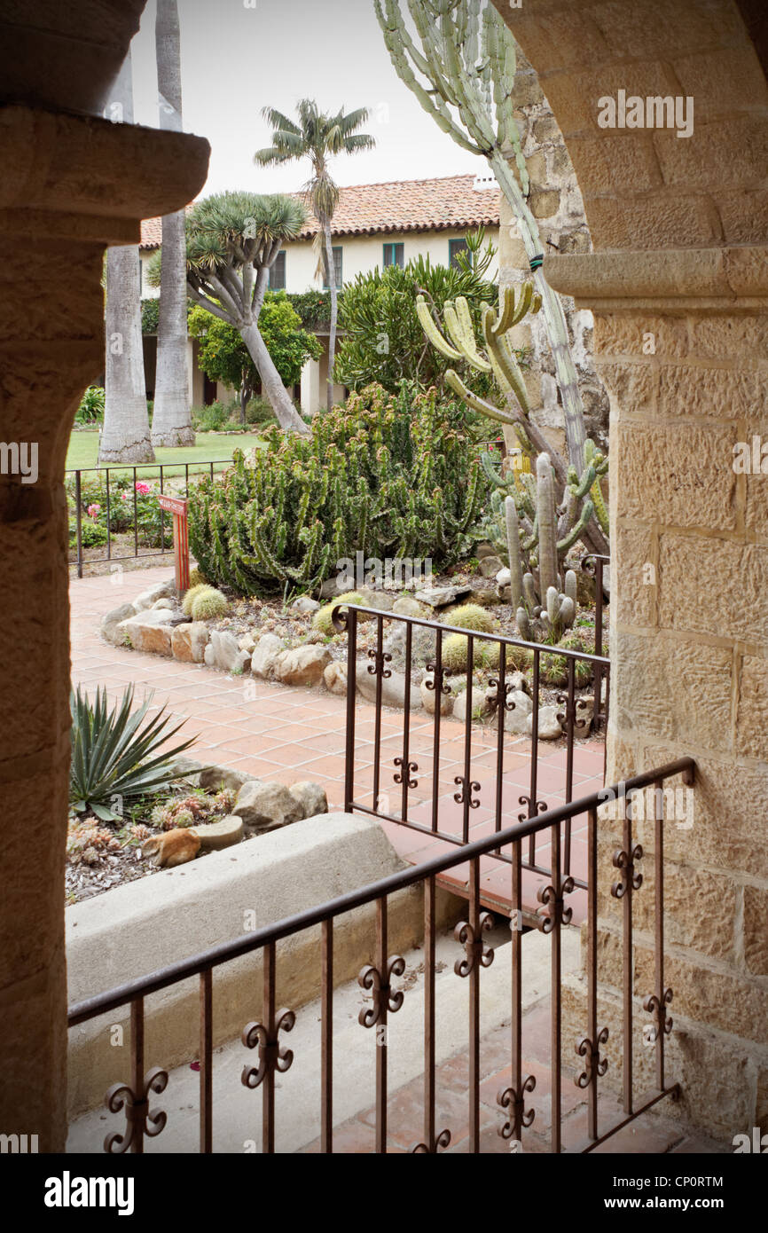 Santa Barbara Mission Stock Photo