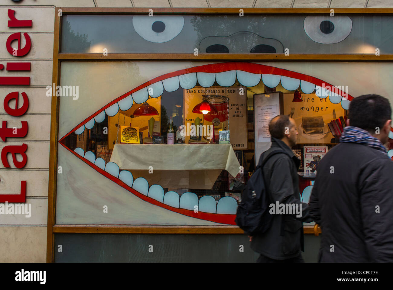 Paris, France, French Bookstore in Pigalle, L'Atelier Librarie, Shop