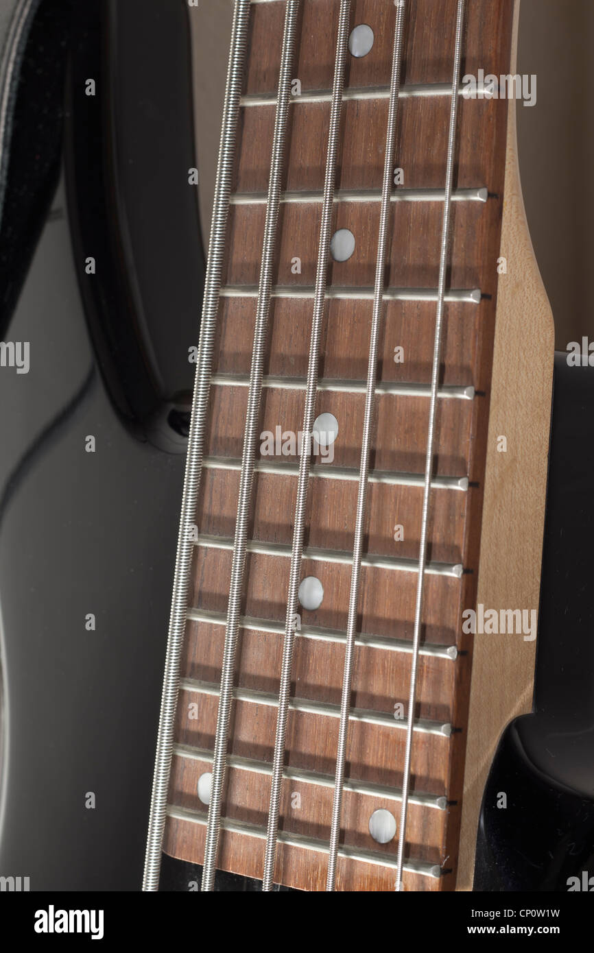 5 Strings bass guitar Stock Photo Alamy