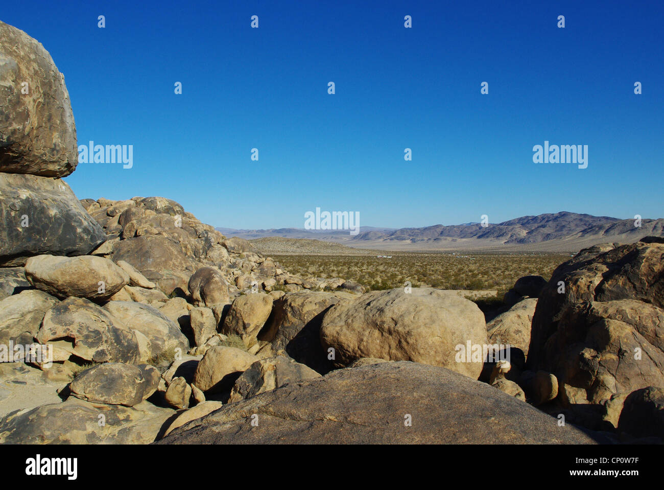 Rocks and mountains near Lucerne Valley, California Stock Photo Alamy