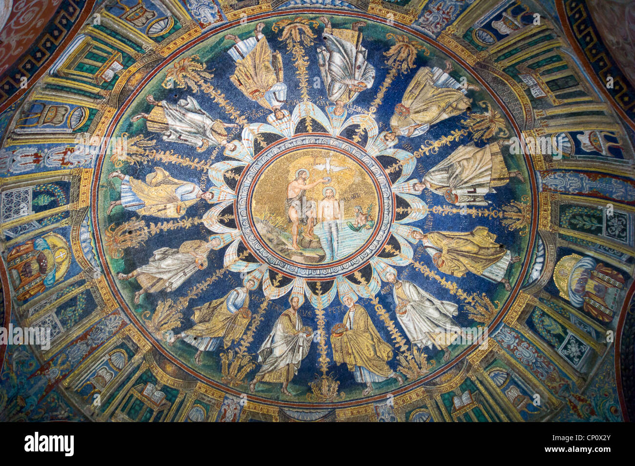 Mosaic at battistero neoniano hi-res stock photography and images - Alamy