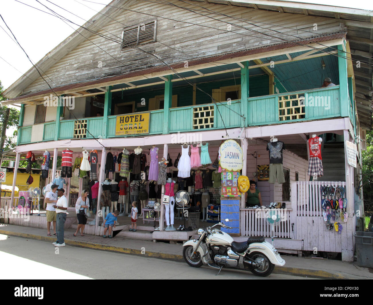 Coxen Hole, capital city, Roatan, Honduras Stock Photo Alamy