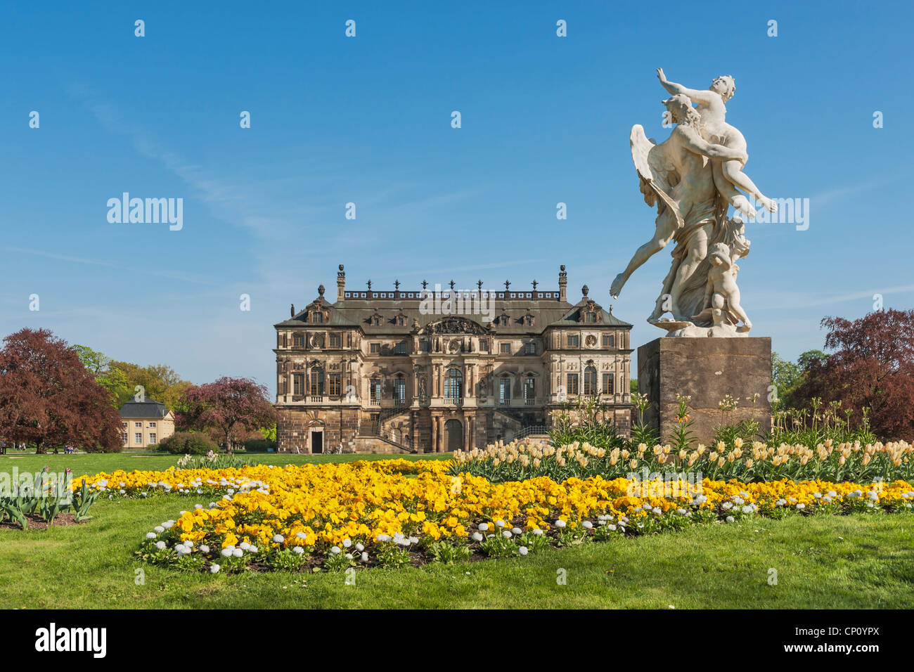 Palace In The Great Garden Park Dresden Saxony Germany Europe