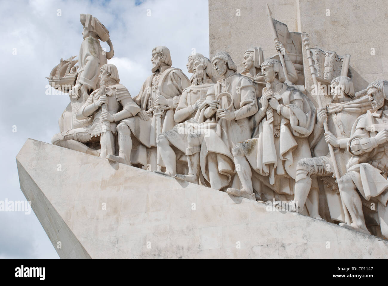 Padrão dos Descobrimentos, Henry the Navigator Monument to the discoveries, Lisbon, Portugal. Stock Photo
