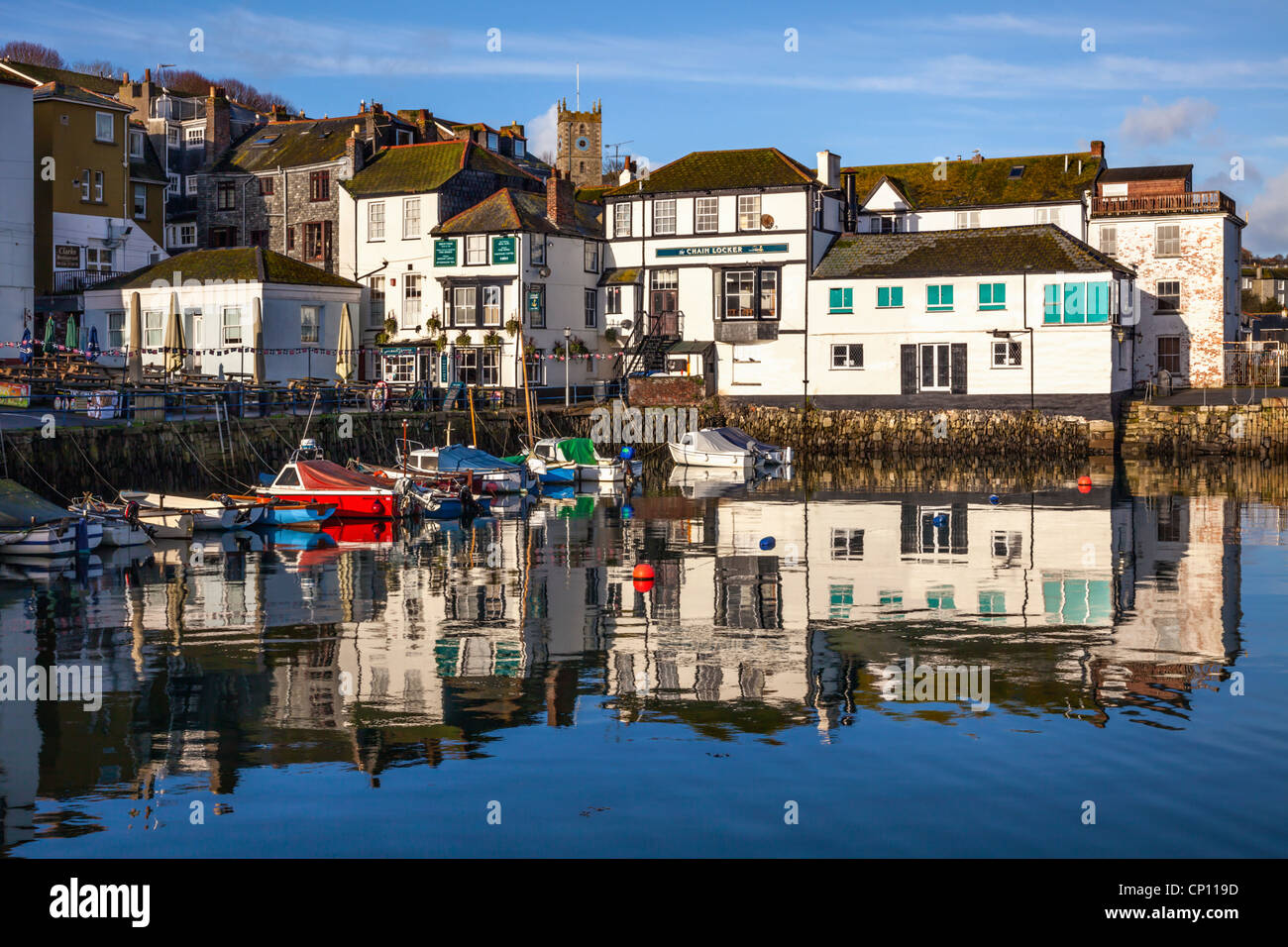 Custom House Quay at Falmouth in Cornwall Stock Photo Alamy