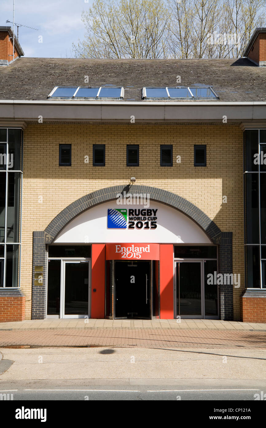 b Ellis House RFU HQ / Headquarters of English Rugby Union, displaying the logo for 2015