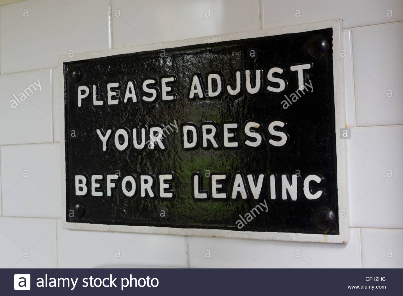 Please Adjust Sign Do Not Trespass On The Railway Sign High Resolution Stock Photography ...