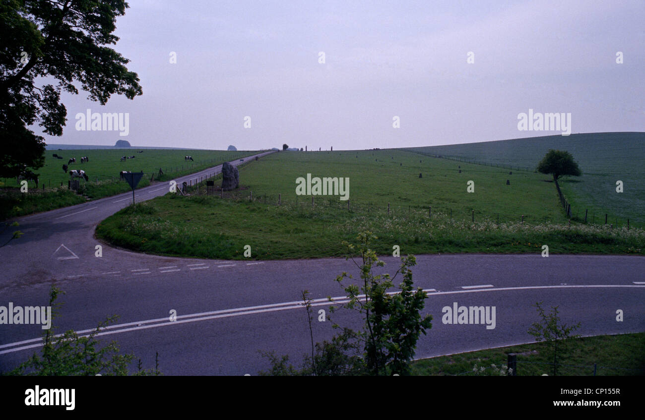 Avebury - Avenue Stock Photo - Alamy